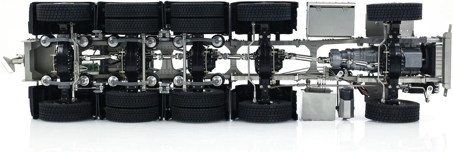 TOUCAN RC HOBBY Scaleclub 1/14 10X10 Metal Chassis for RC Tractor Truck 3363 1851 3348 Car Model