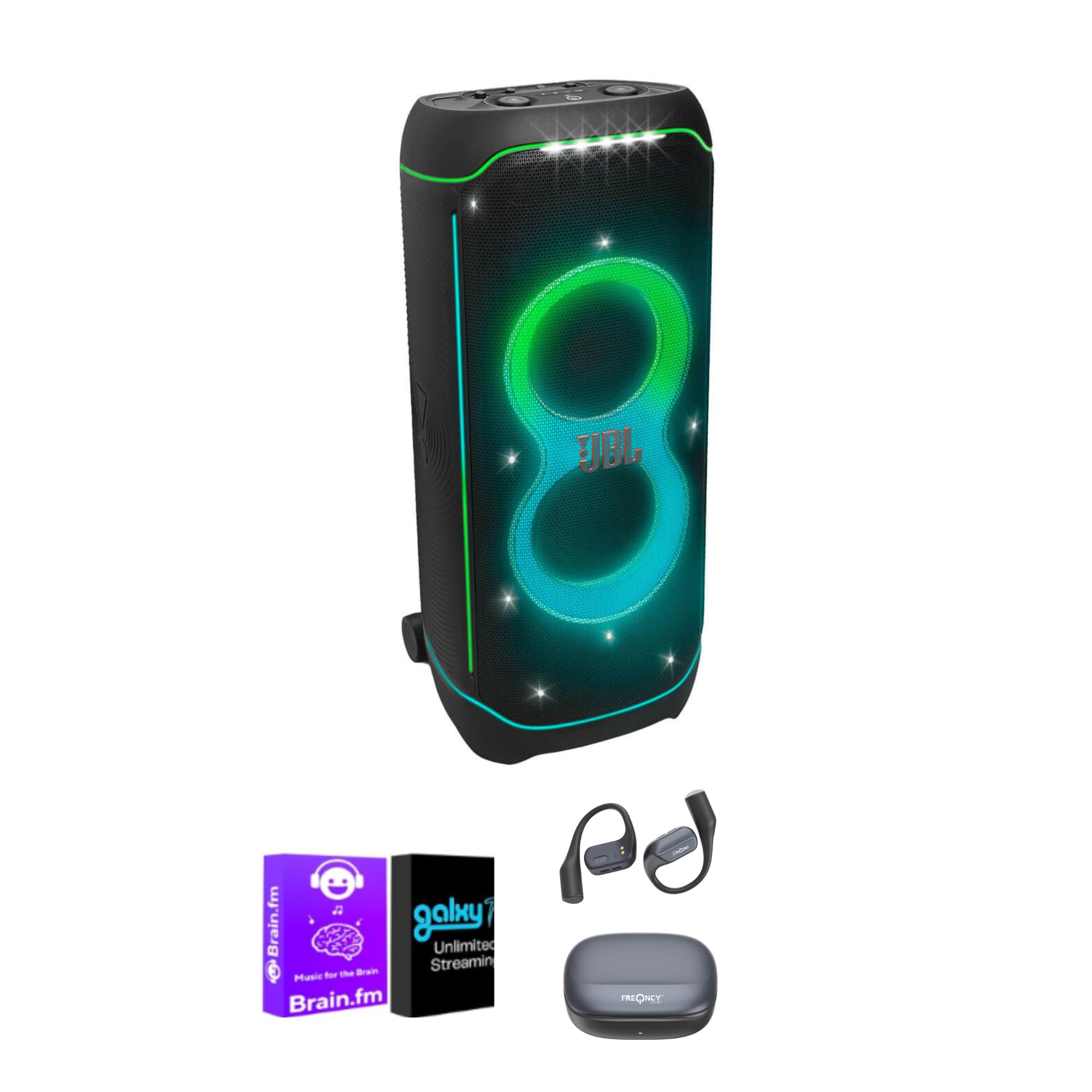 PartyBox Ultimate 1100W Splashproof Party Speaker Bundle