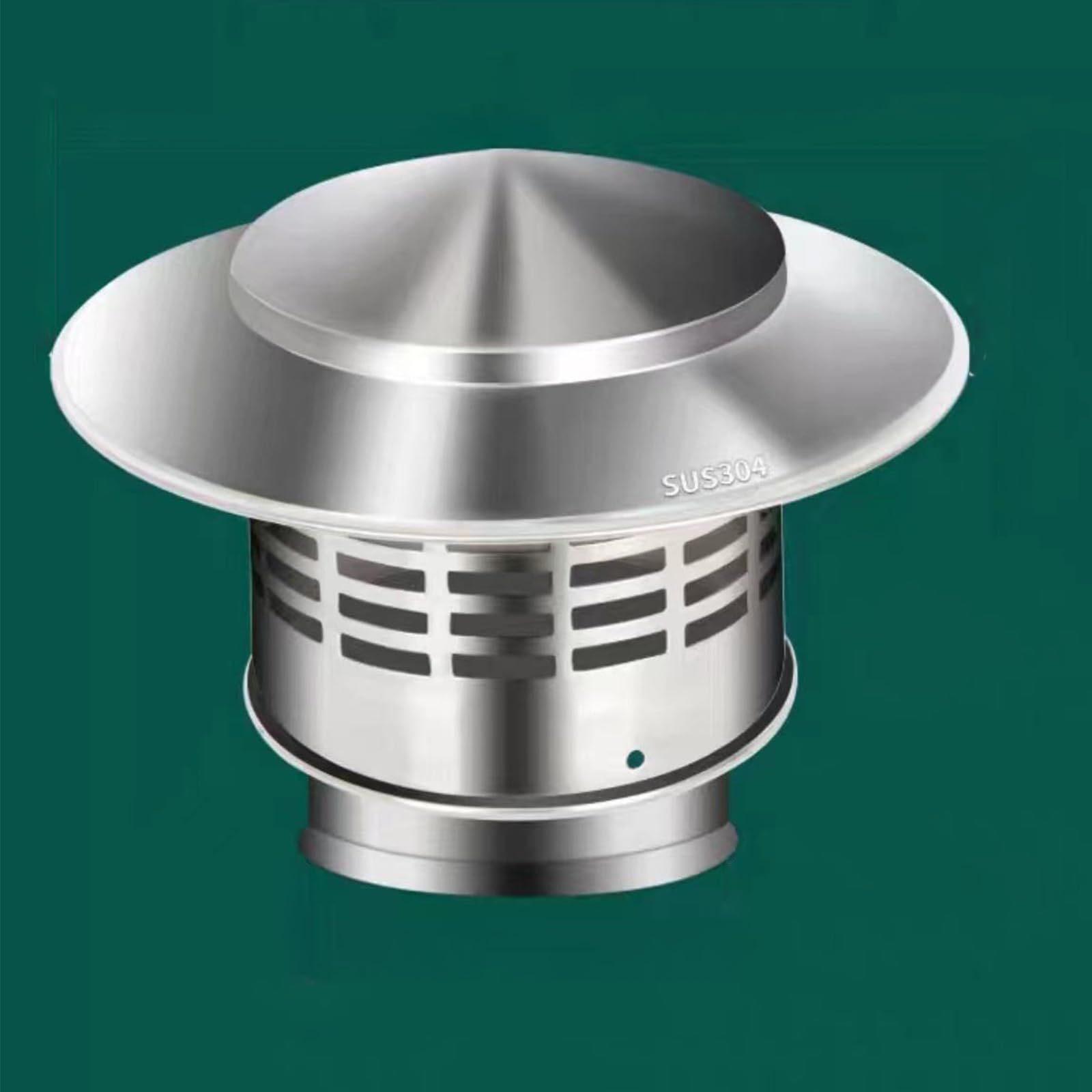 MYXJGNAIY Chimney Cap, Stainless Steel Chimney Cowl, Flue Pipe Rain Snow Hat, Easy Installation,7.5cm
