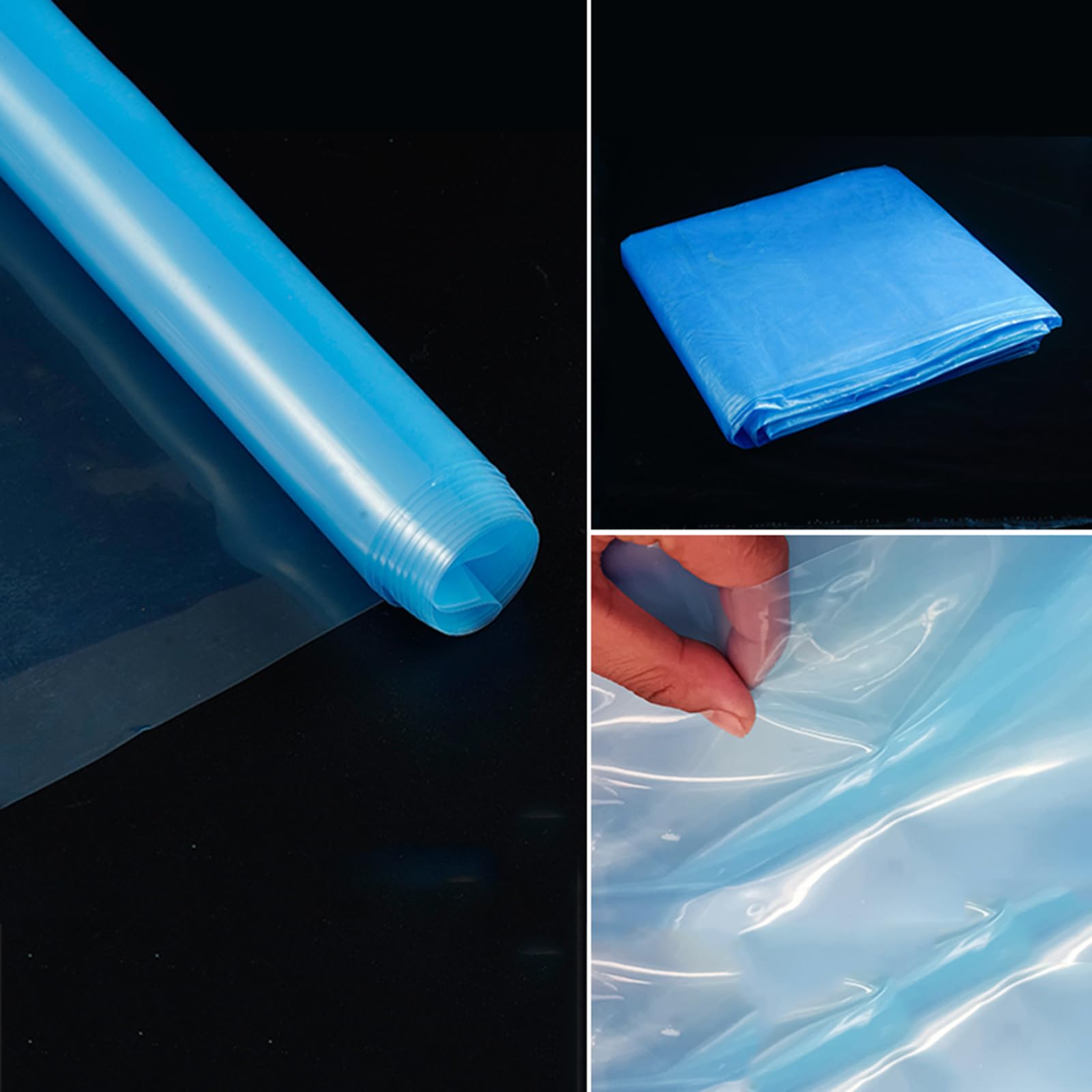 Plasticos para Invernaderos,Lona Impermeable Exterior,Lona de Protección de Las Plantas Láminas de Cubierta de La Película Al Aire Libre Jardín Muebles Coche,Personalizable (8x15m)