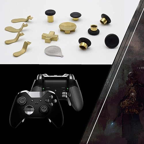 Miniatura 7 de EASEGMER Xbox Elite Controller Series 2 accesorios, joystick de repuesto para Xbox One, palas, almohadillas D, herramienta de ajuste 13 en 1