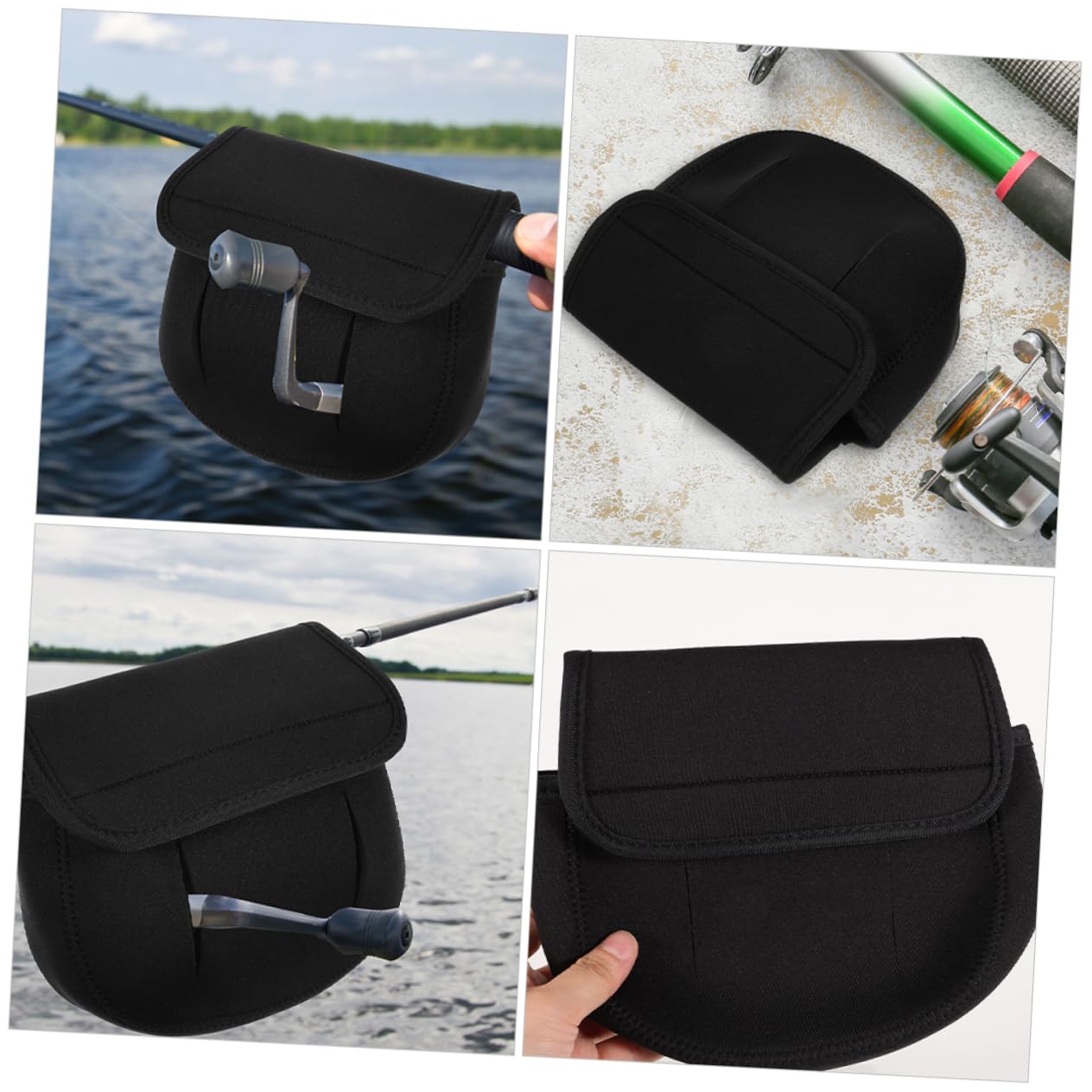 ifundom Fishing Reel Protective Cover Bag Lure Covers Case for Reels Waterproof Storage Case