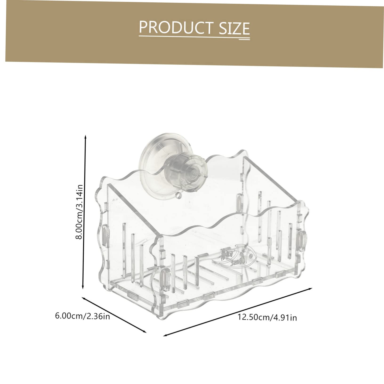 BCOATH Clear Acrylic Fish Tank Planter Cup Creative Aquarium Planter for Aquatic Plants Decorative Planter for Fish Tank for Aquarium Decor and Plant Growth