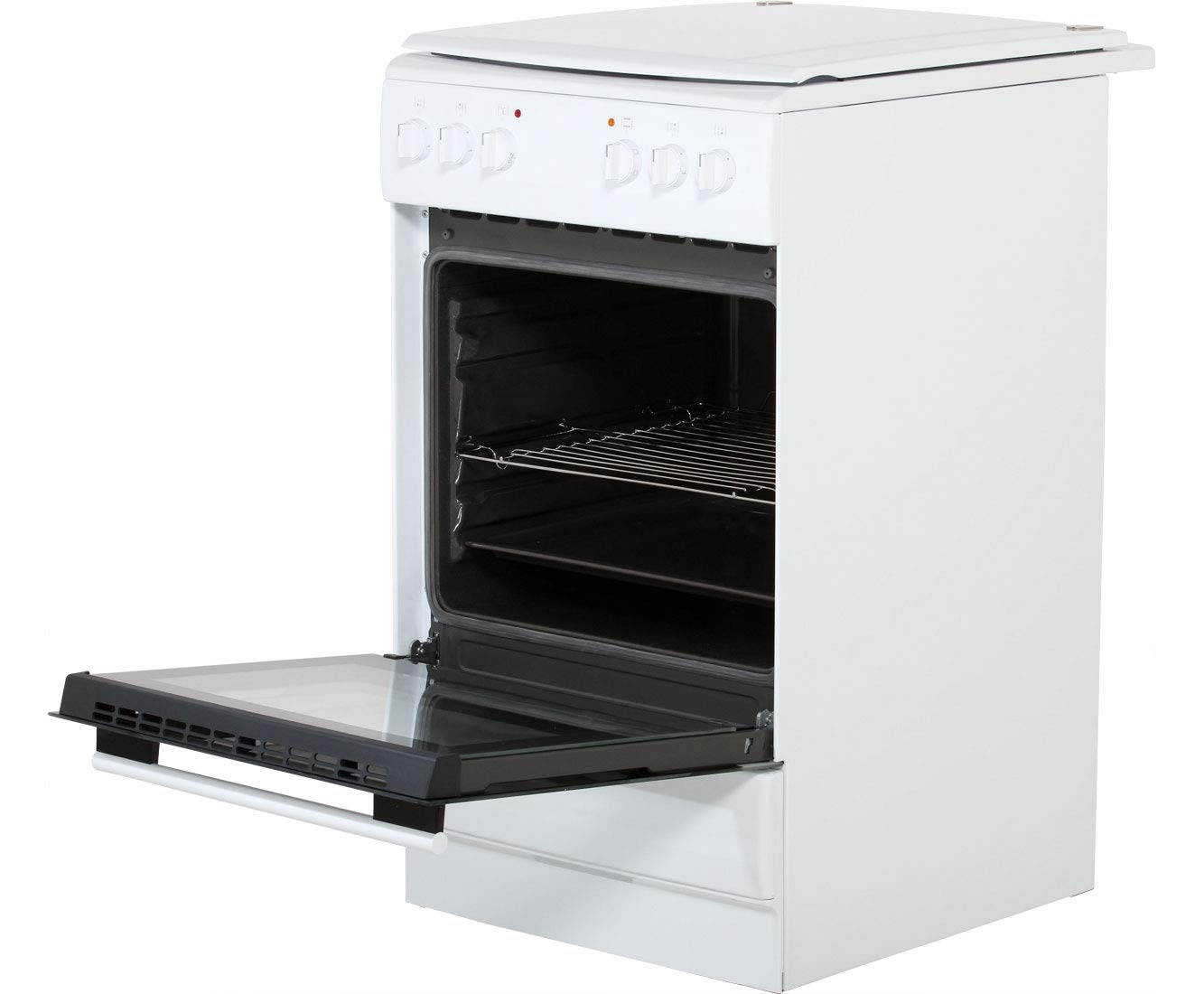 Amica SHE 11555 W Herd Elektro/A / 0,79 kWh / 69 L/Steam Clean/Großer Garraum/weiß