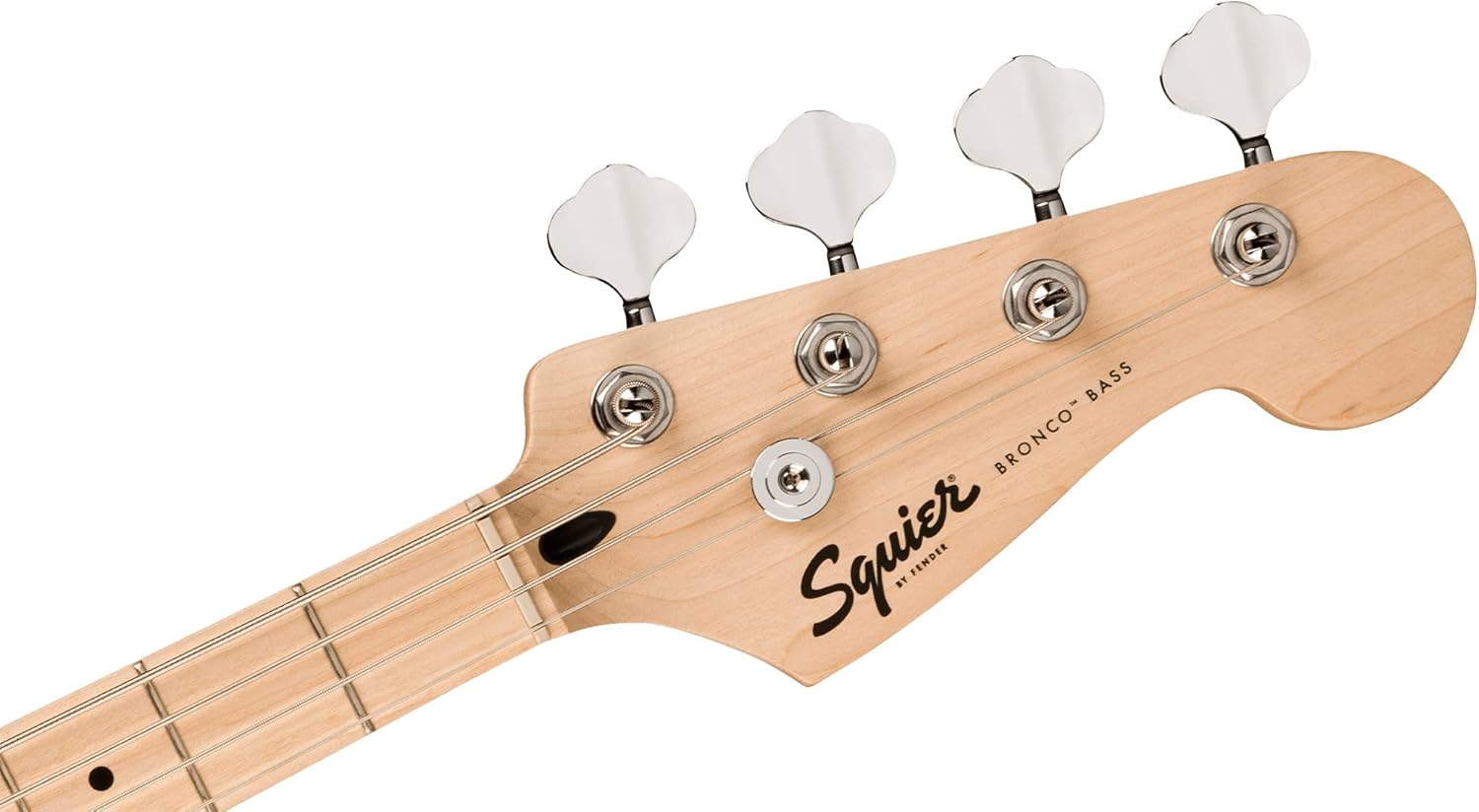Fender Squier Sonic Bronco Bass Guitar - Arctic White Bundle with Rumble 15 Bass Amplifier, Cable, Tuner, Strap, and Austin Bazaar Instructional DVD