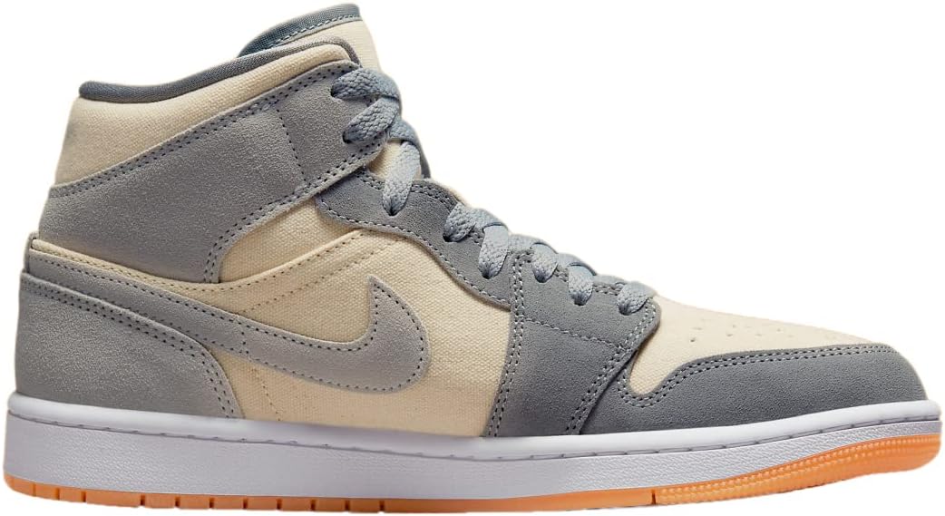 Men's Jordan 1 Mid SE Coconut Milk/Coconut Milk (DN4281 100) - 7