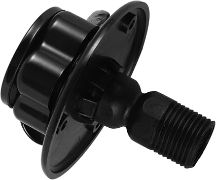 Rv Water Fill Inlet with Check Valve for Replacement Black Plastic