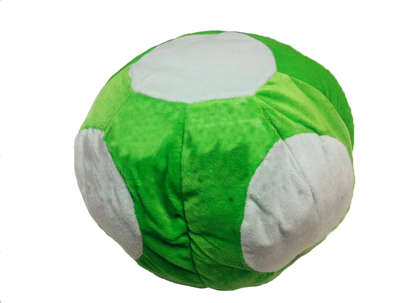AYYOHON Mushroom Hat Super Brothers Cap Red Green Plush Game Fancy Dress Cosplay Accessory Adults Halloween Cosplay Props Green - Image 2
