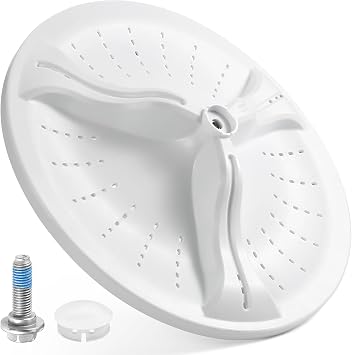 W10902814 Washplate Set Compatible with Maytag Washer Plate Parts and Whirlpool Washplate W108396887 W10752287 MVWB855DW W10834893 W10834917,Including Screw & Cap
