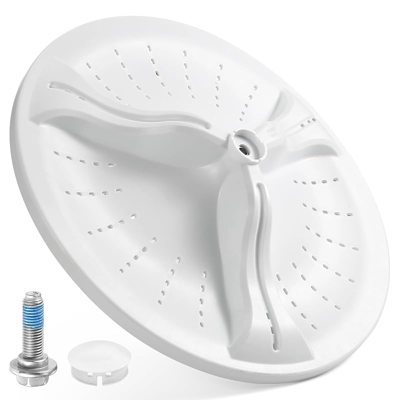 Kit de prato agitador para lavadora Whirlpool e Maytag W10902814 com tampa e parafuso