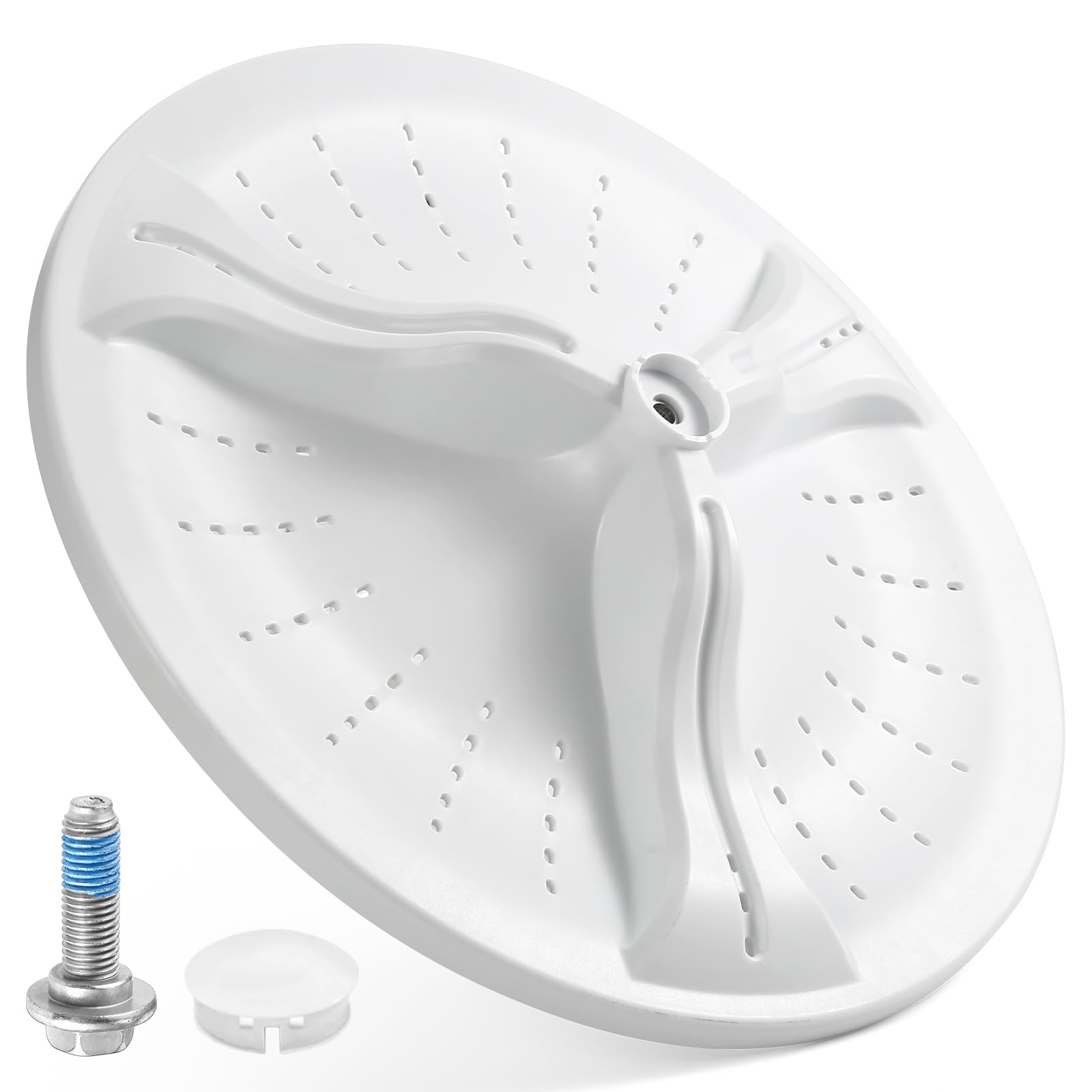 W10902814 Washplate Set Compatible with Whirlpool Maytag Washer W108396887 W10752287 MVWB855DW W10834893 W10834917,Including Screw & Cap