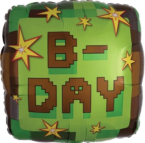 Miniatura 4 de Mayflower - Suministros para fiesta de 7º cumpleaños, decoración de ramo de globos pixelados TNT