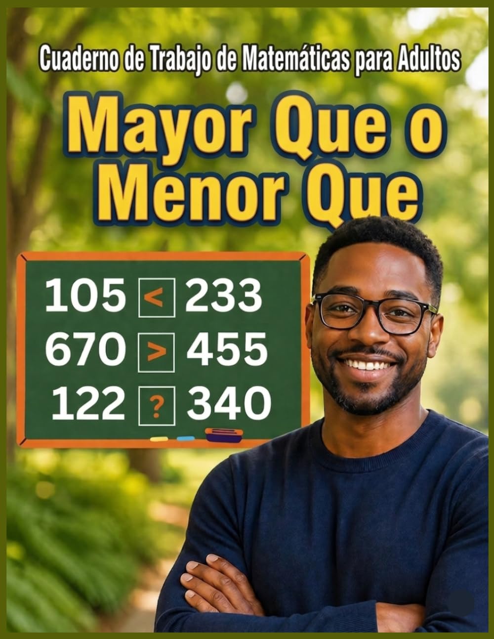Cuaderno de Matemáticas para Adultos: Mayor que o Menor que: Cuaderno de Práctica Matemática para Adultos: Mayor, Menor e Igual | Ejercicios de Cálculo y Entrenamiento Cerebral