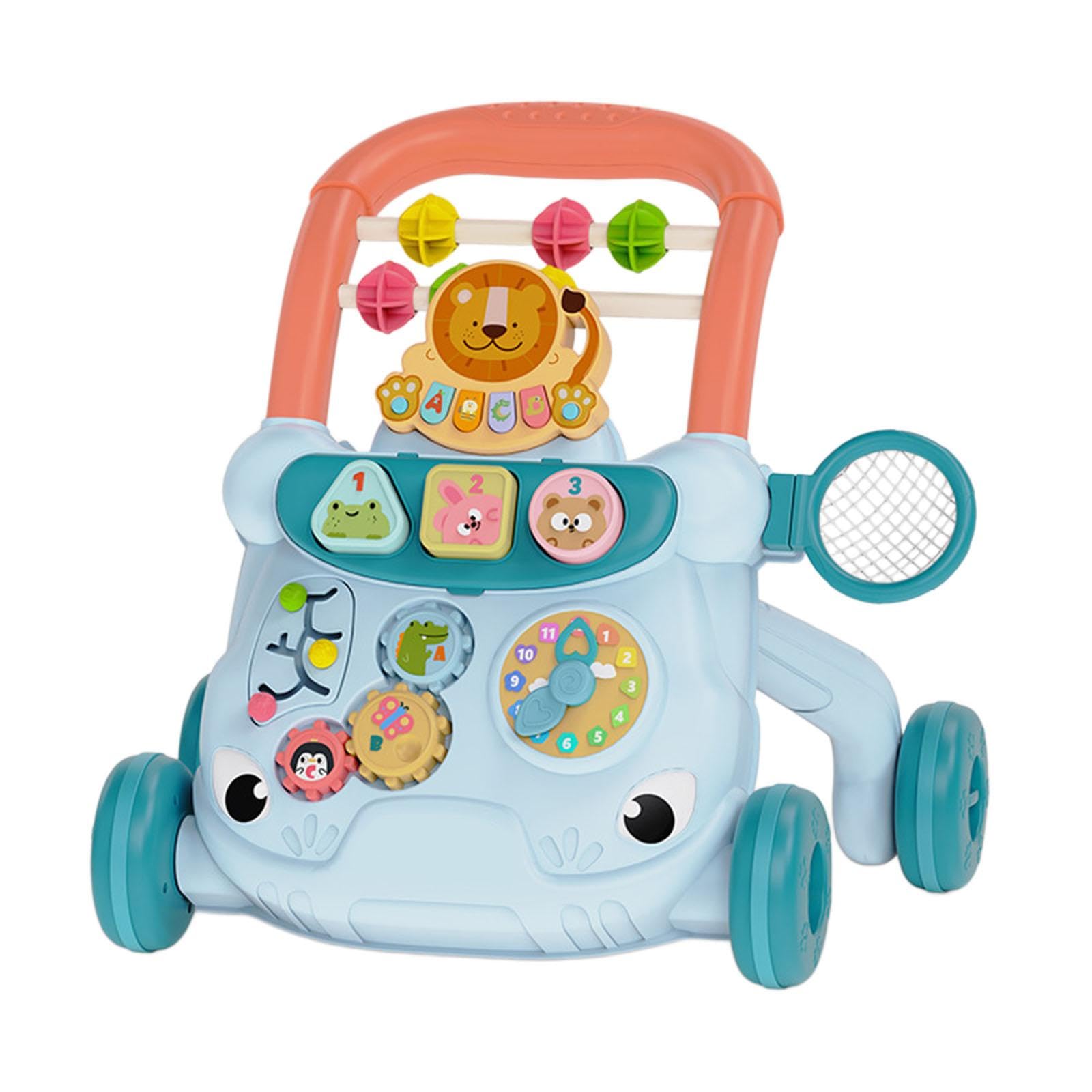 Sharplace Girello per Neonati con Musica, Centro attività per La Prima Infanzia, Giocattolo per Camminare per Bambini E Bambine, Blu