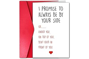 First Valentine Gift for Boyfriend: Funny Anniversary Card to Express Love and Companionship