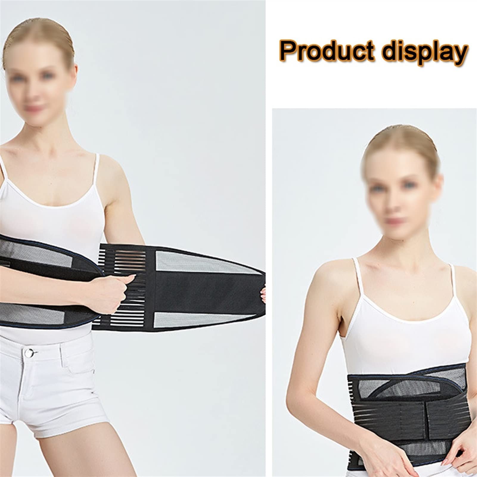 Cinturón De Soporte Lumbar Ajustable Diseño Ergonómico Y Material Transpirable Faja De Compresión para La Espalda Corsé para El Alivio del Dolor (Size : M/Medium)