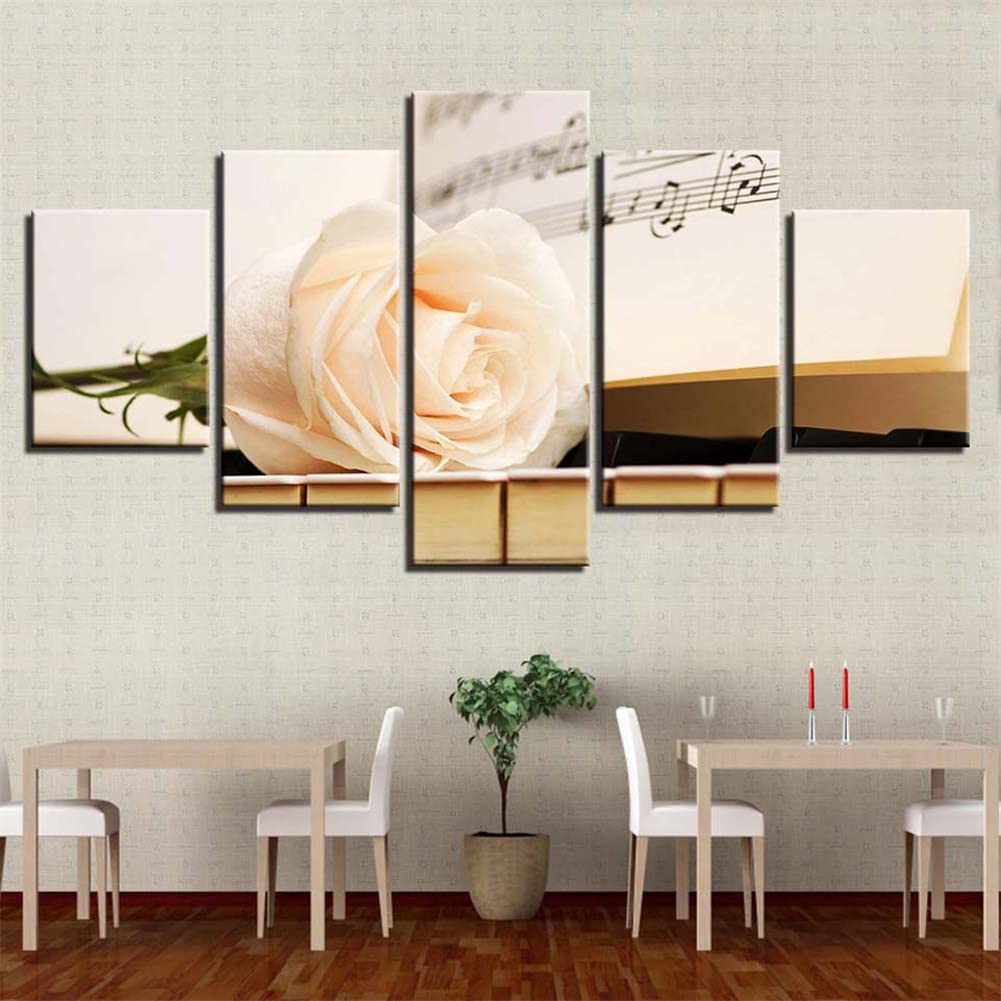 Diamond Painting Fleur Grand Format pour Décorer le Salon Activité Manuelle DIY en Famille