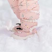 Vista 4 de JAN & JUL Botas de invierno resistentes al agua para niños pequeños y bebés