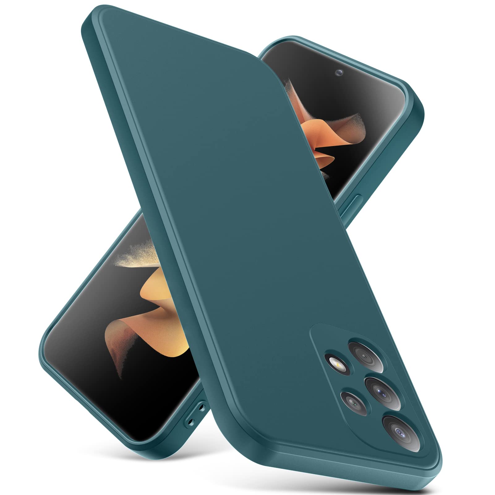Coque Samsung Galaxy A53 5G antichoc fine evite rayures objectif couleur vert - 8