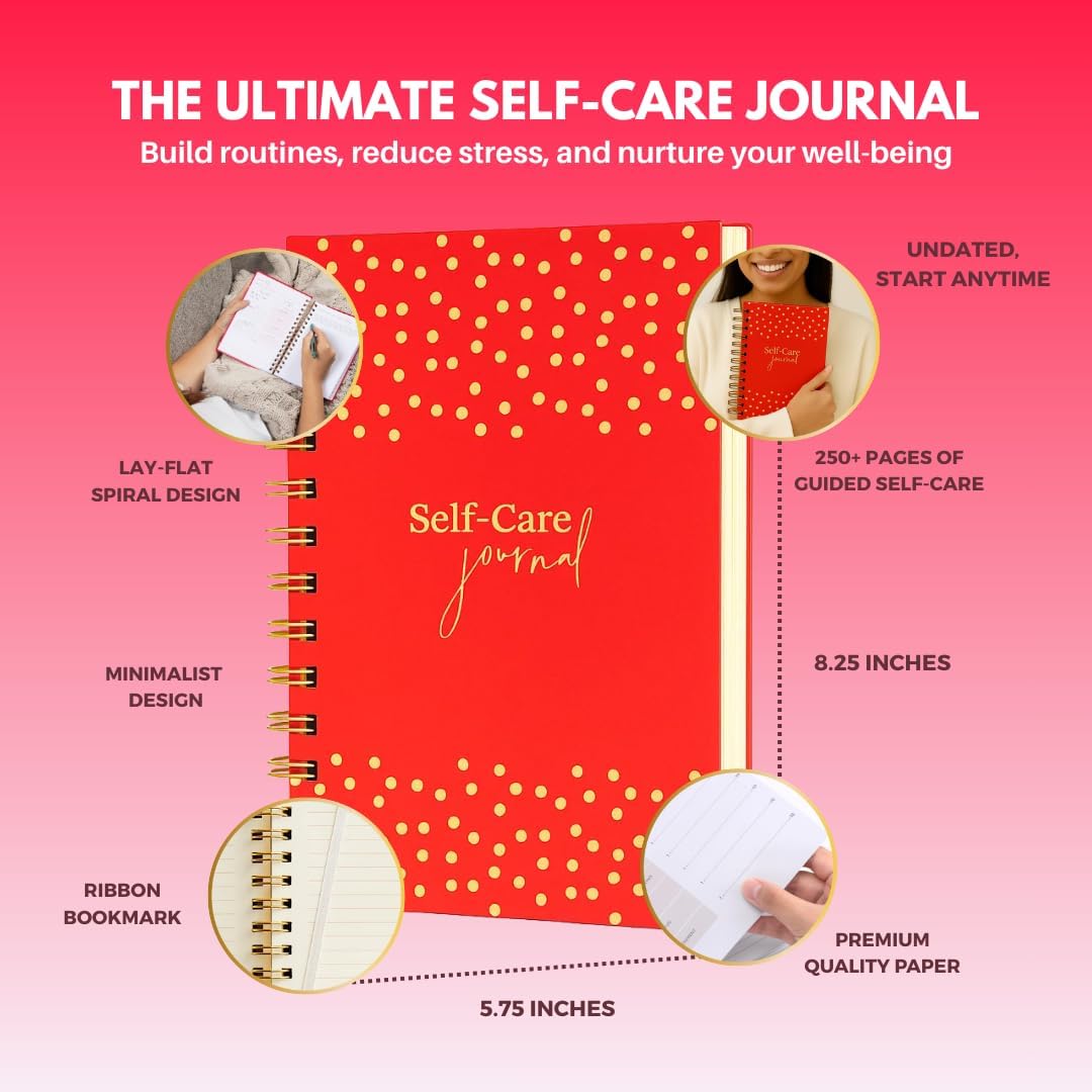 Self Care Journal | Prioritize Yourself with 90 Days of Guided Prompts for Mindfulness, Stress Relief & Daily Balance - Image 2