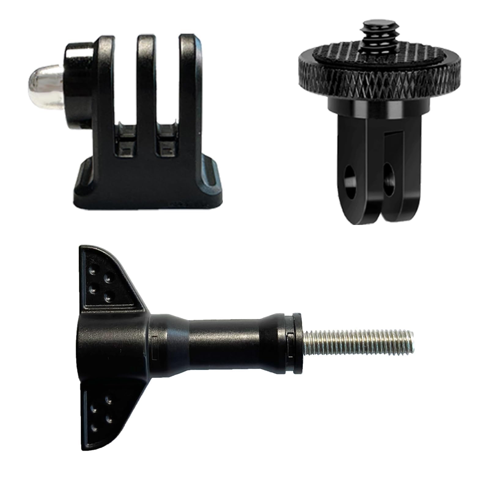 ShipeeKinTripod Adater 1/4 Inch Thread Adapter Set Made of Metal, Tripod Thread Adapter with Wrench for GoPro Hero Series and Other Action Cameras such as SJCAM Insta360 Osmo Yi 4K GeekPro etc