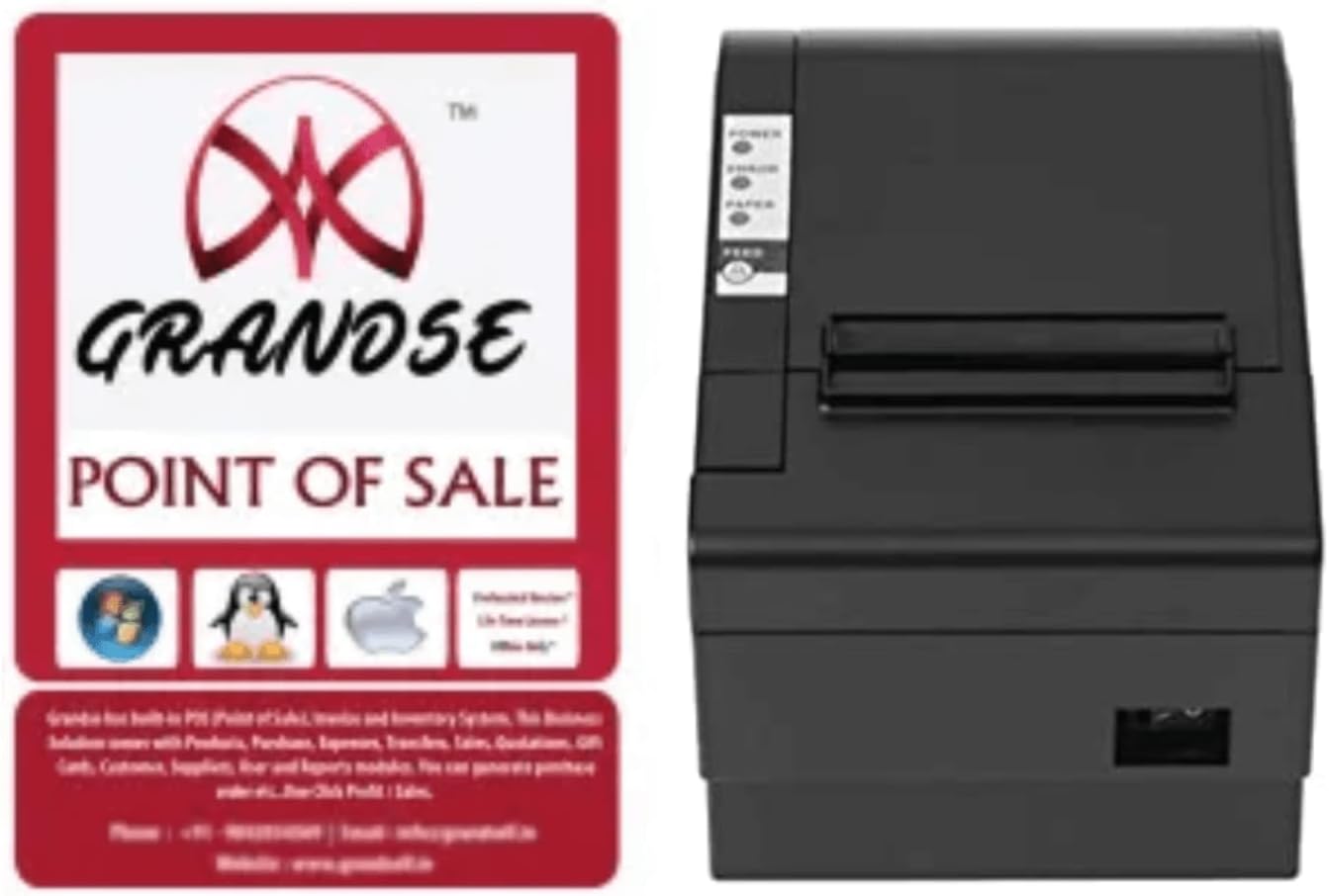 Billing Software with 80MM (3INCH) POS Printer