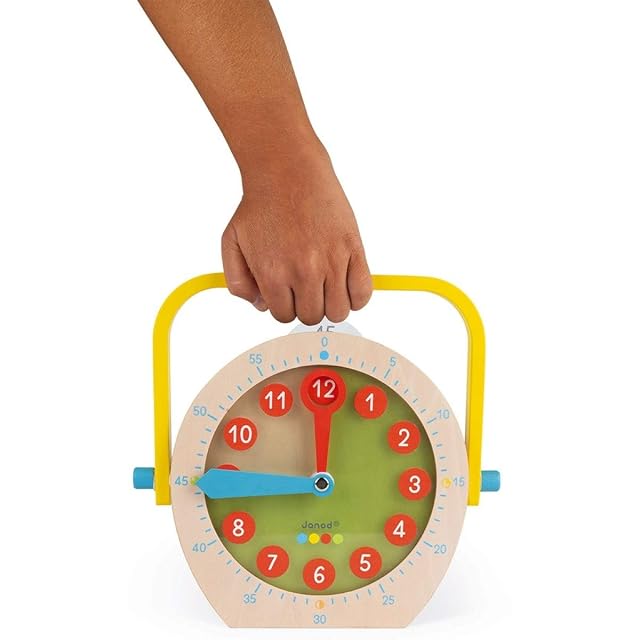 Foto 4 de 8 de Janod - Essentiel - Aprender la Hora - Juego Educativo de Madera para Niños Pequeños