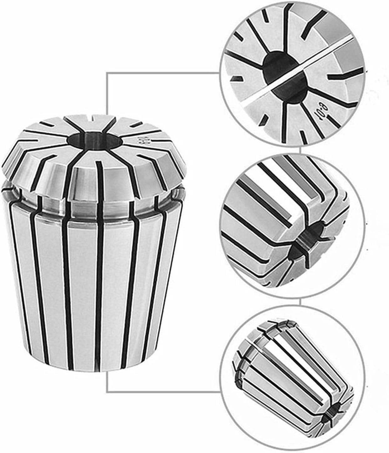 Combined ER Collet Chuck AA ER11 ER16 ER20 ER25 ER32 Spring Collet Tool Holder CNC Milling Drilling Engraving Tapping(ER20 AA 13PCS)