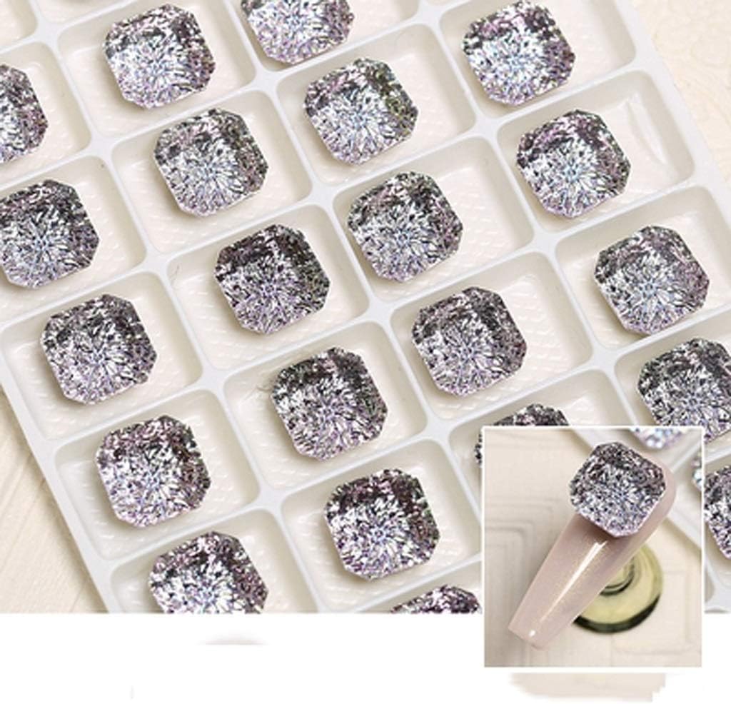 10 Nail Art Rhinestone Crystal Glass 3D Fashion Nail Art DIY Decoration Accessories (Color: G) (E)