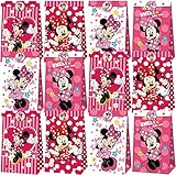 Dieses Mickey-Papiertüten-Set ist jeweils 22 cm x 18 cm x 2 cm groß und es gibt 2 Tüten für jede Farbe.