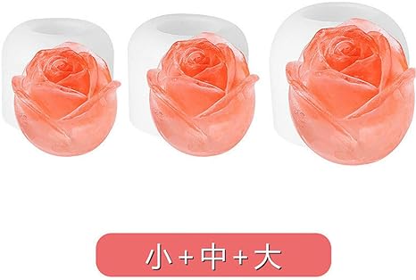 Amazon Kaidi 製氷皿 ローズ バラ アイスモールド 丸い氷 3dドクロ かっこいい モールドアイスモールド Diy 丸氷 アイスボール シリコン製 アイストレー シリコーン製 氷型 ローズ形 アイスドリンク アイスビール ウィスキー アイスキューブなどに対応 白い 食品級 Fda