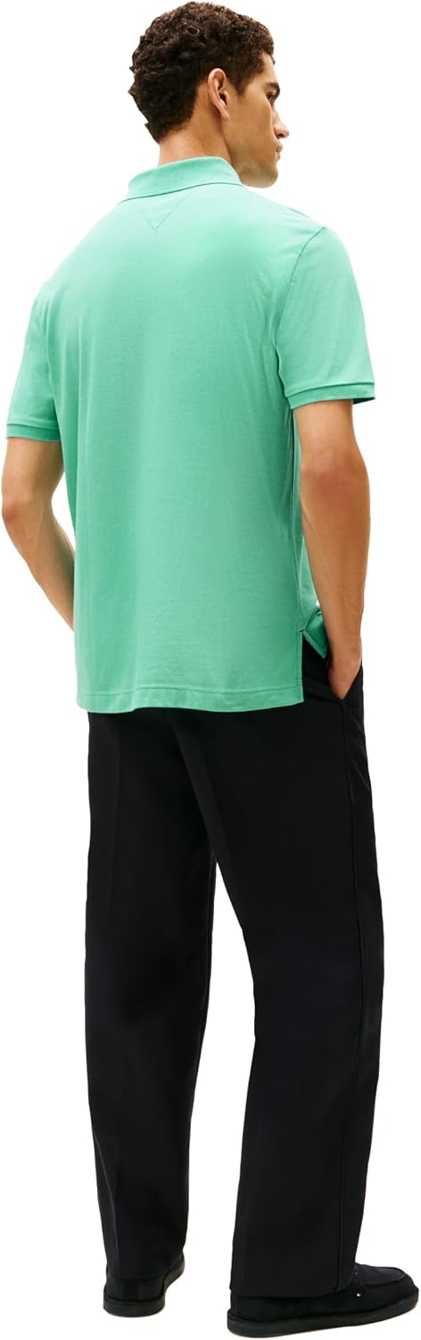 Tommy Hilfiger Men's Short Sleeve Cotton Pique Polo Shirt in Classic Fit