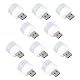 Oblivion Plastic USB Led Lamp Night Light, Plug in Small Led Nightlight Mini Portable for Pc and Laptop (Pack of 10, White). Product Image 1