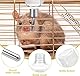 SIGANDG 2 pcs Hängende Haustiere Wasserflaschen,350ml Kaninchen Wasser Flaschen,Hängende Automatischer HaustiereWasserflaschen,Trinkflasche für Nagetiere, Kaninchen,Hamster,Chinchillas Meerschweinchen
