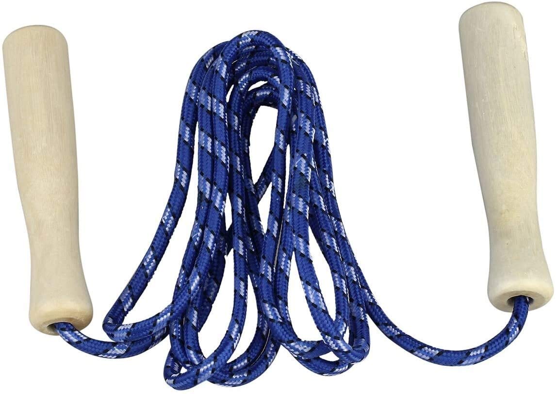 XIAOF-FEN Home Exercise Equipment R Jumping Skip Rope Fitness Exercise Speed Skipping with Wooden Handles Training
