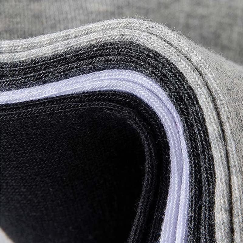 大人气品質[WSEDXYCY] 綿の男性の靴下無地原宿ビジネスソックスソフト通気性カジュアル冬夏男性靴下 介護靴