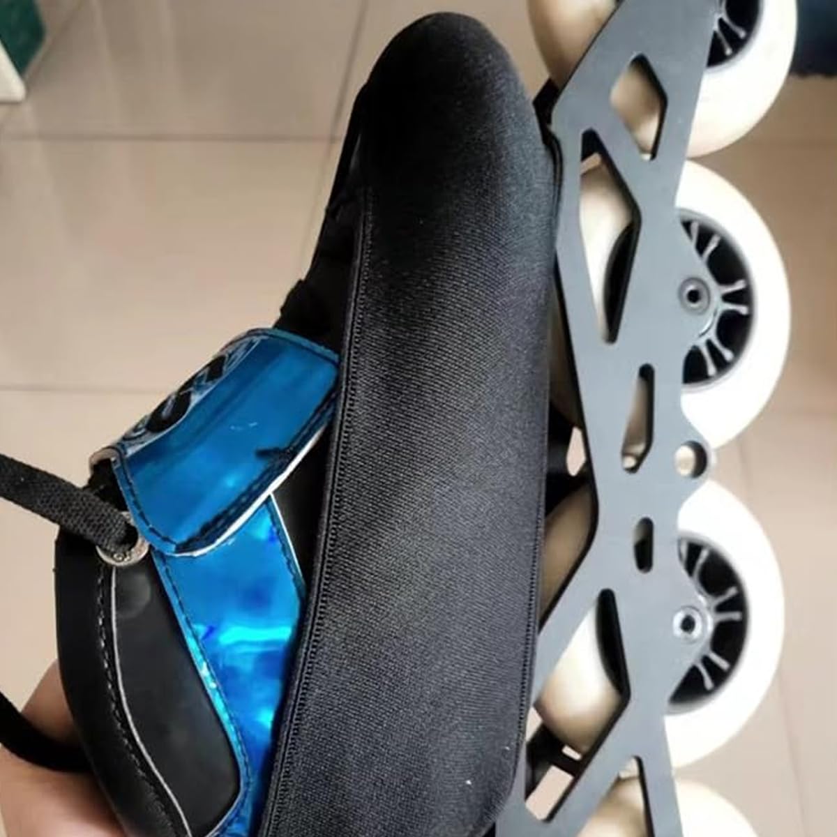 Fundas Protectoras para Patines de Ruedas Talla M, Tiras para Dedos, Correas Elásticas