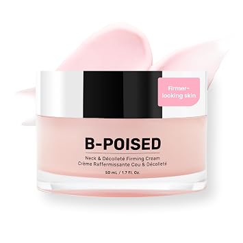 MAELYS B-POISED Neck Firming Cream - Neck & Decollete Firming, Tightening, and Anti-Aging Cream for Wrinkles with Brazilian Peppertree, Linoleic Acid, and Kangaroo Flower 1.7 Fl Oz