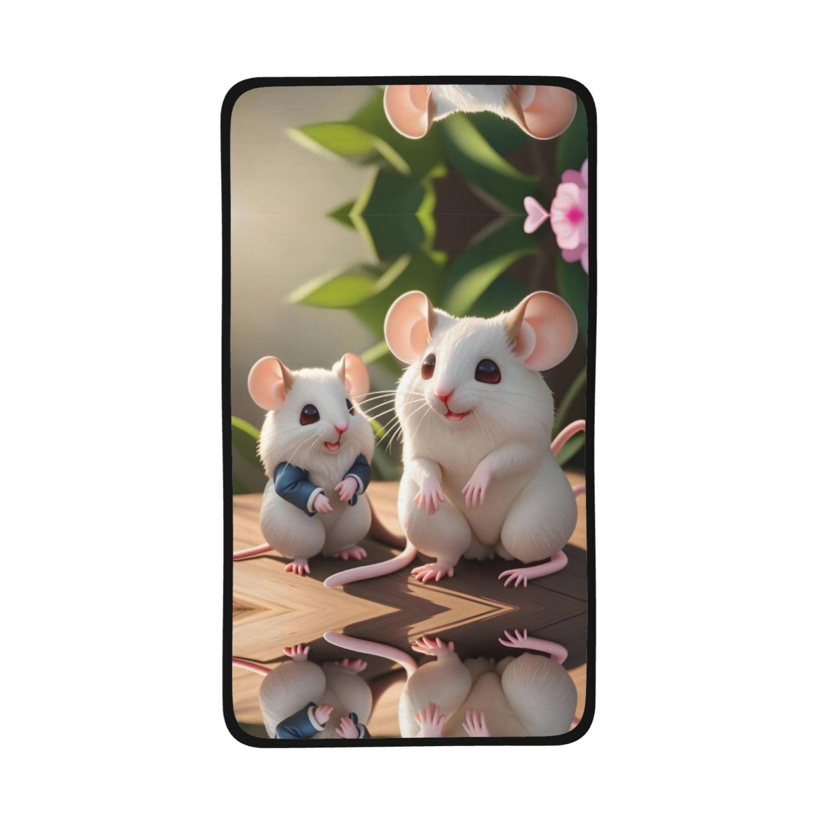 Amazon.com: WBQLSL Mother and Child Rats Patterned Sports Towel