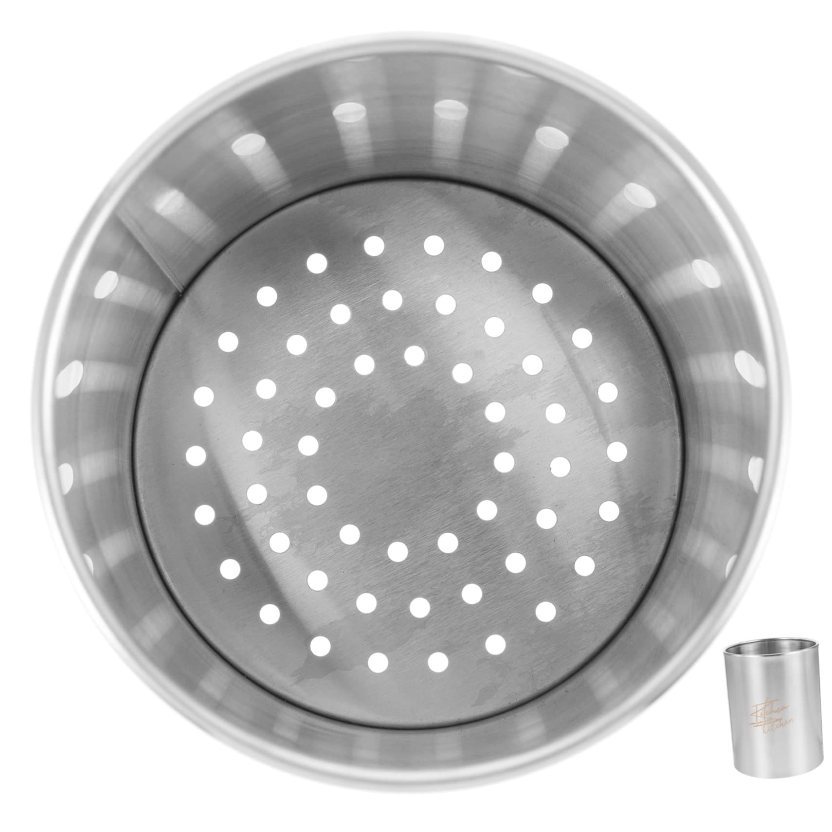 ULTECHNOVO Stainless Steel Chopstick Storage Container Elegant Kitchen Cutlery Organizer for Utensils and Spoon Holder for Draining and Tidying
