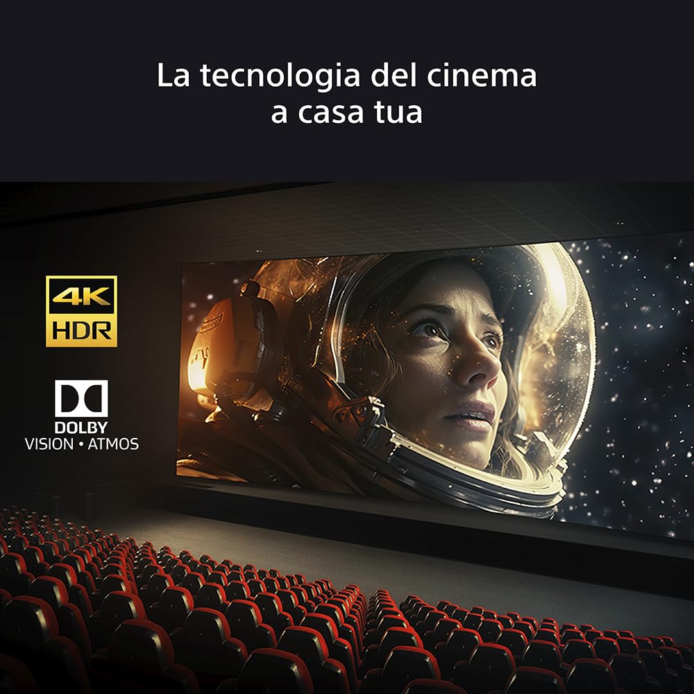 Sony BRAVIA 5 - XR|Mini LED| Processore AI XR | Acoustic Multi-Audio | Dolby Vision/Atmos | IMAX Enhanced | Google TV (2025) |Google Cast| Apple AirPlay 2|Eco Dashboard 2|Menu di gioco 2-98pollici
