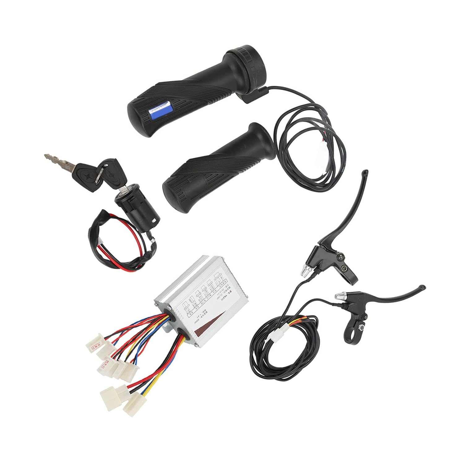Electric Bike Motor Controller Kit, 24V 500W Overload Protection