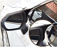 Vista 4 de Cubierta de espejo retrovisor lateral de cuerno de buey para automóvil, protector de espejo retrovisor, cubiertas de decoración, accesorios