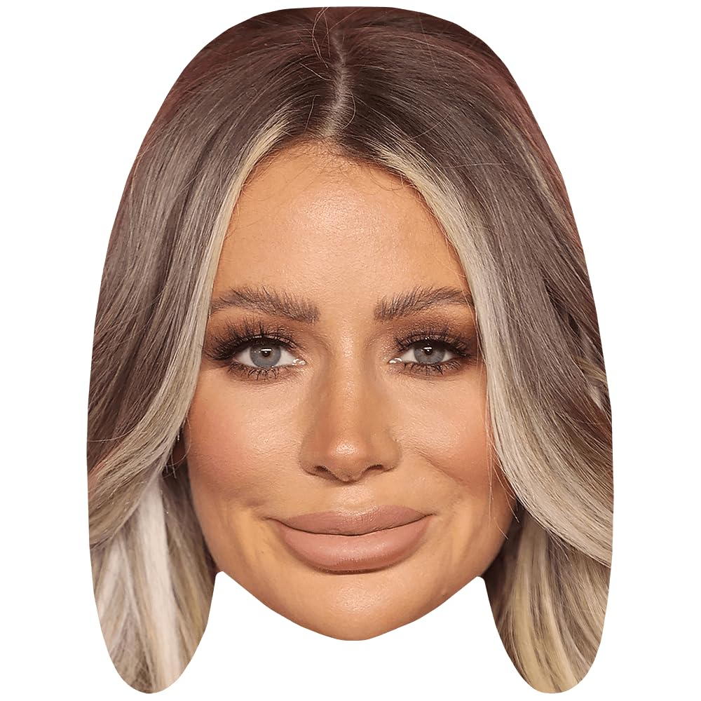 Olivia Attwood (Smile) Celebrity Mask, Flat Card Face, Fancy Dress Mask
