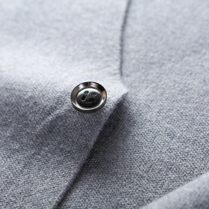 Mens Office Business Knit Vest Sweater Cardigan Sleeveless Retro Button Down Knitted Sleeveless Sweater Vest3