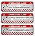 Finest-Folia Lot de 3 autocollants GPS pour vélo, moto, alarme de voiture, antivol, traqueur sécurisé