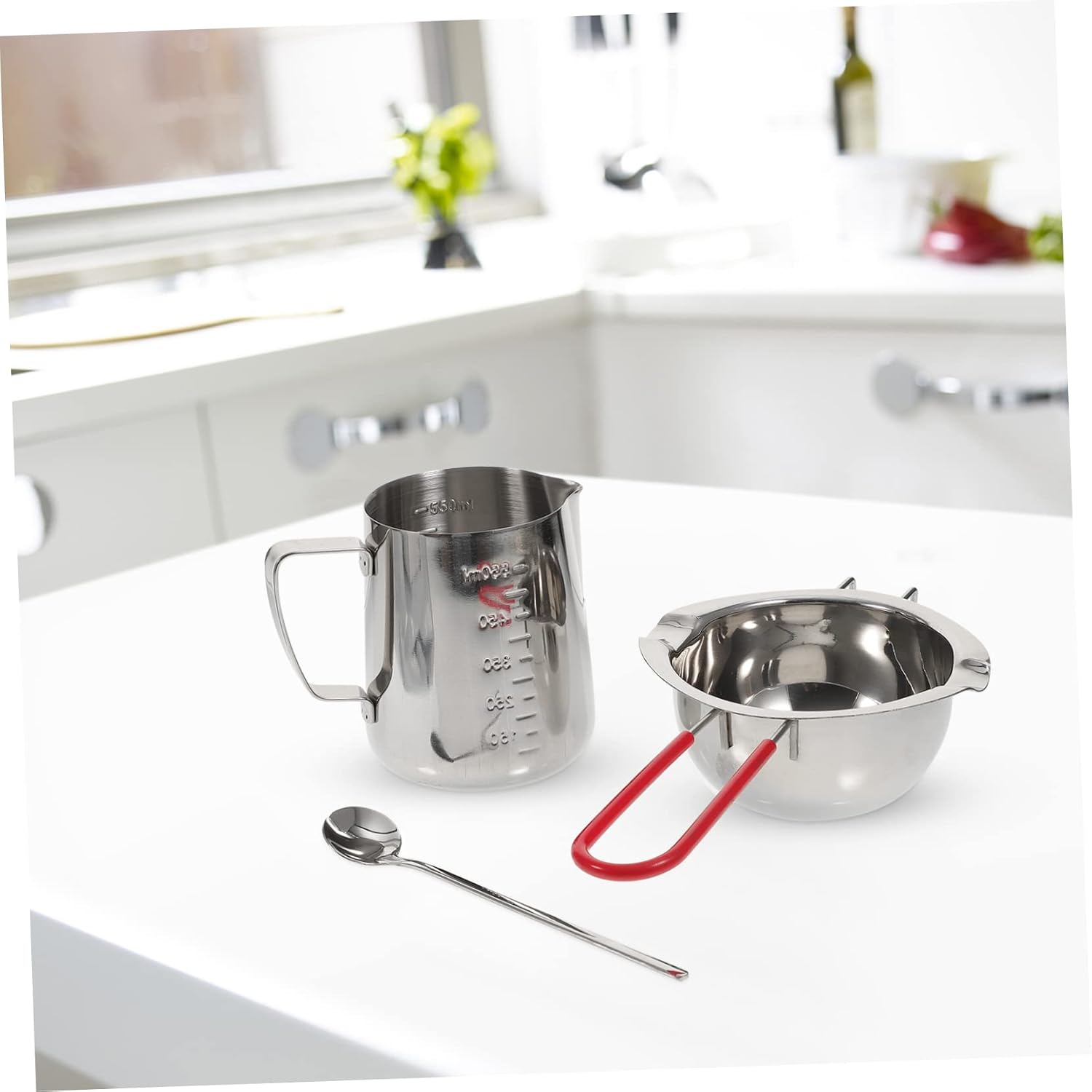 Stainless Steel Melting Pot Butter Cheese Melt Pan High-temperature Easy-clean Multi-use