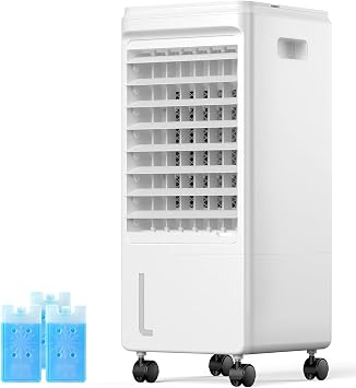 Swamp Portable Air Cooler With 4 Universal Wheels, Built-in Handle Design, Removable Cooling Pads & Easy To Clean, 7Hours Smart Timer14