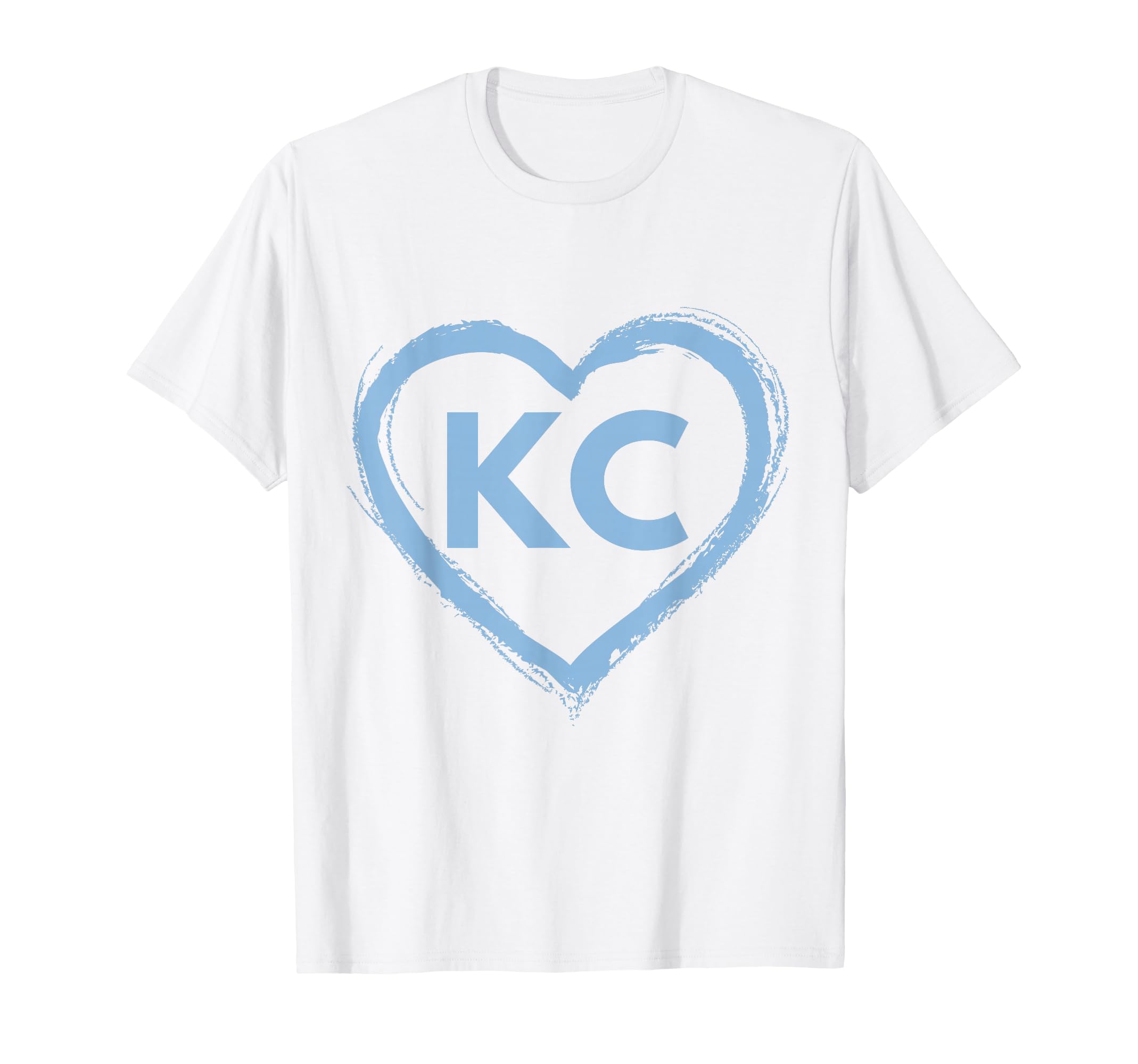 I Love Kansas City Baseball KC Heart Fan T-Shirt