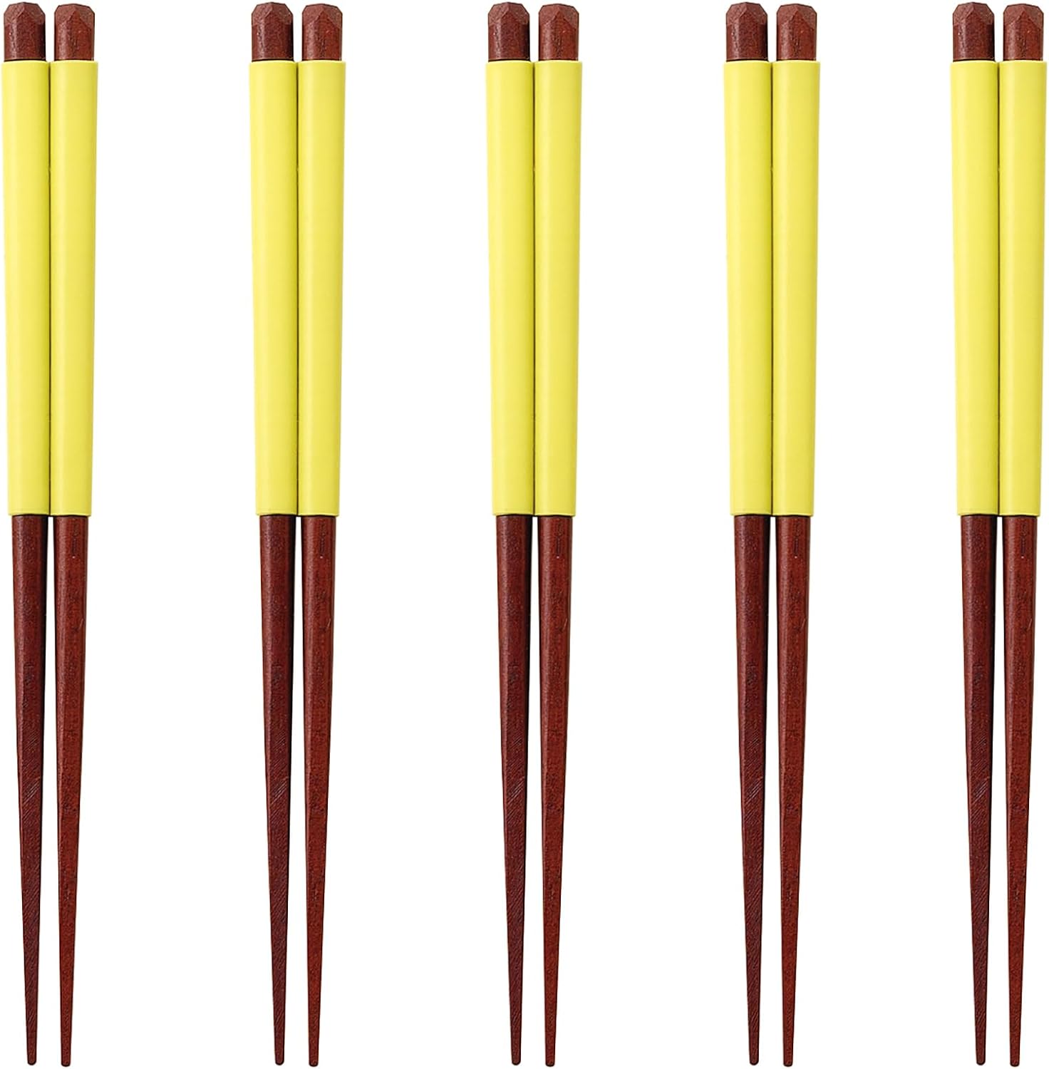 J-kitchens PID588606 Japanese Chopsticks, Set of 5 Pairs, Material: Wood, Chopsticks, Made in Japan